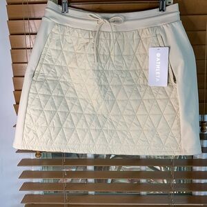 Athleta Cream Quilted Women's Skirt